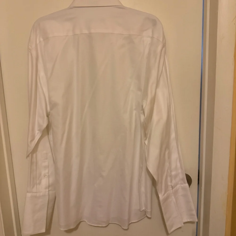PERFECT CONDITION, PRONO UHOMO WHITE TUXEDO SHIRT, SIZE 17 1/2 34/35 - Picture 3 of 6